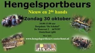 Save the date - 30 oktober Hengelsportbeurs Oosterhout