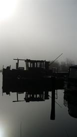 Wibo van den Heuvel - 's ochtends vroeg aan de IJssel (Large)